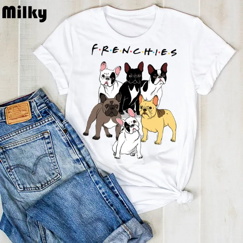 Women Lady Dog Pet Pug Coffee aesthetic Cartoon Goth Clothes Graphic T Tee Tshirt Womens Female Top Shirt Clothing T-shirt