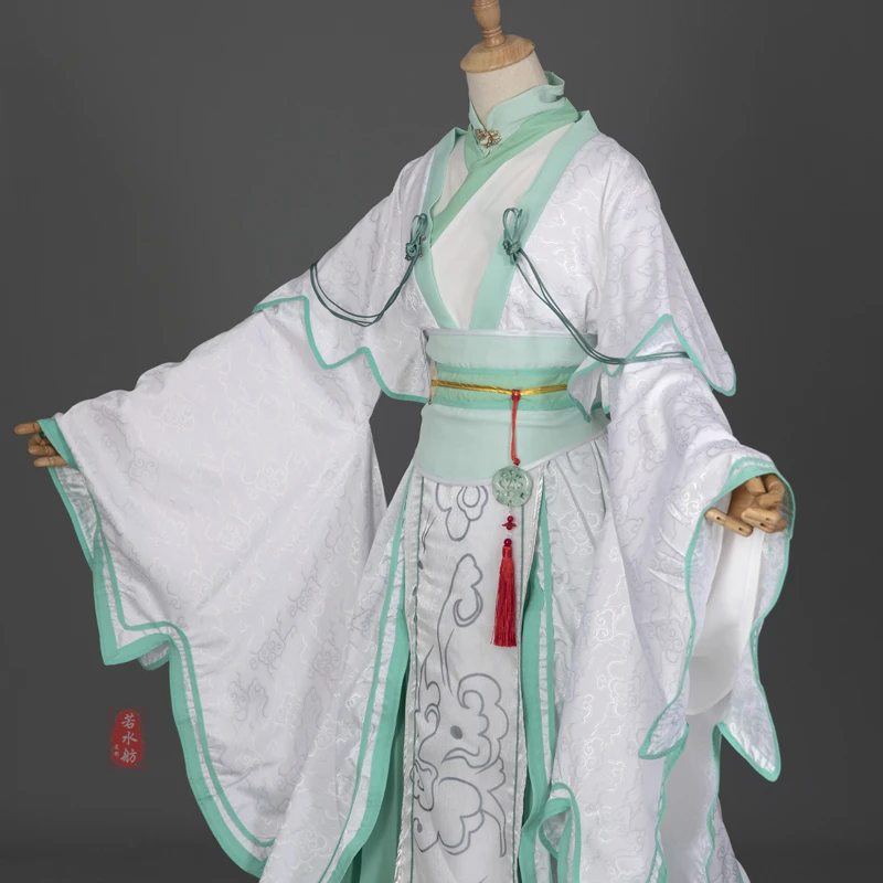 Women's Chinese Hanfu Dress Shen Qingqiu Anime Cosplay Costume Villain Self-Rescue System Tian Guan Ci Fu Shi Qingxuan Outfit