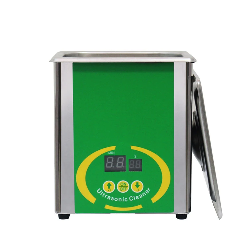 Máquina de limpieza por ultrasonidos de acero inoxidable BG-01H, limpiador ultrasónico de Hardware de 80W, acero inoxidable 304 (certificación NSF)