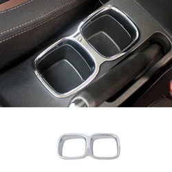 Car Accessories for Suzuki SX4 S-Cross 2014-2020 ABS Chrome Interior Water Cup Holder Frame Cover Trim