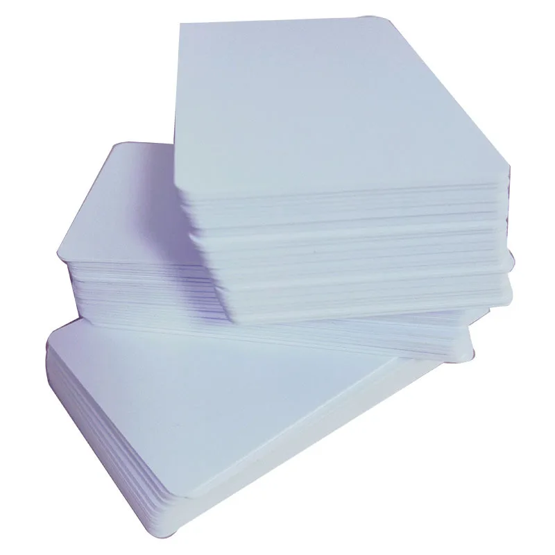 Blank White Card Pvc Inkjet Printer White Card Pvc Direct Printing Card Free Coating Double-sided Can Print White Card Directly