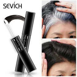 Sevich Hair Color Brush And Comb DIY Hair Color Wax Mascara Temporary Hair Dye Cream 2 in 1 Grey White Hair Cover Up 5 Seconds