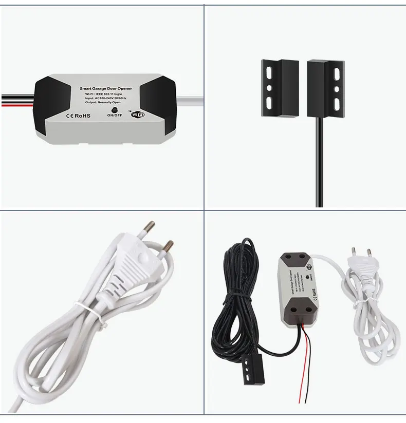 WiFi Garage Türöffner Smart Gate Tür Controllor Kompatibel Mit Alexa Echo Google Hause Smart Leben Tuyasmart IOS Android APP