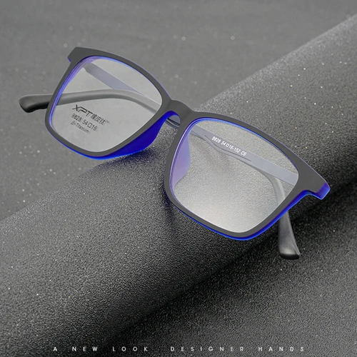 Imagen 2 del producto Montura de gafas ópticas para hombres y mujeres, montura de gafas graduadas flexibles, TR-90 de borde completo