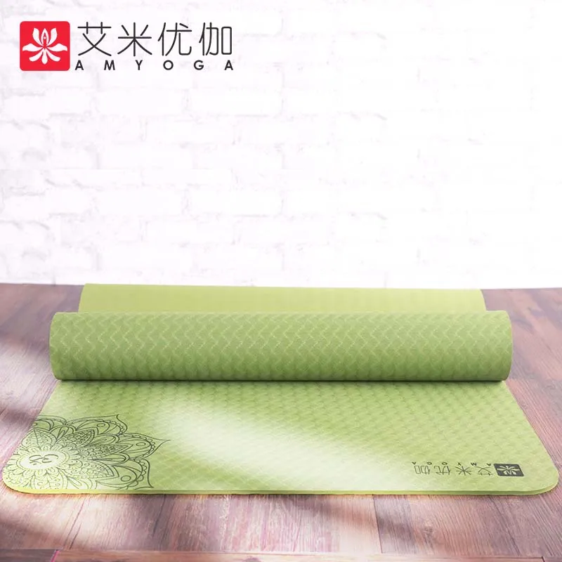 eco-friendly anti slip TPE Yoga Mat,wtih sling and carry strap