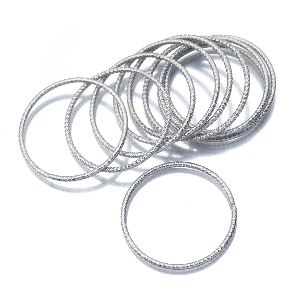 

10Pcs/Lot Stainless Steel Round Hoop Circle Connectors Ring Charms For Diy Earrings Jewelry Necklace Making Components Wholesale