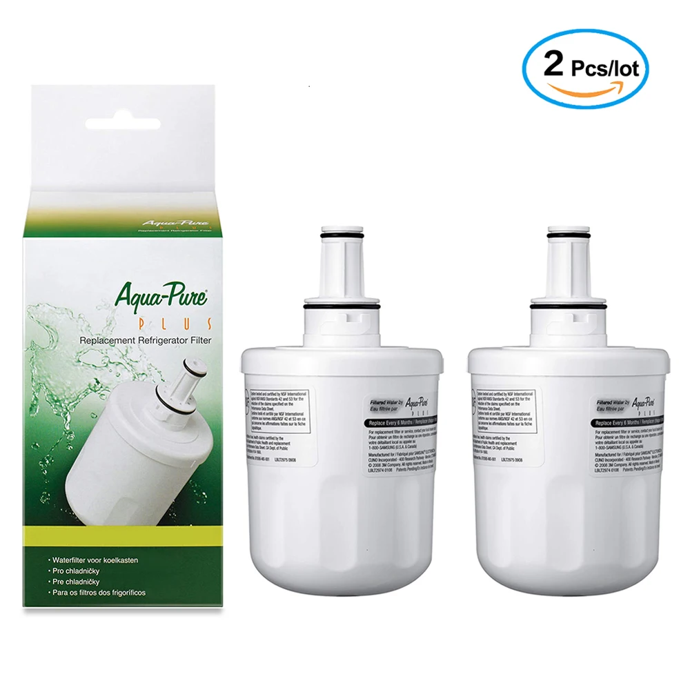 Replace Samsung Products DA29-00003F Aqua-Pure Plus refrigerator water filter 2 pcs