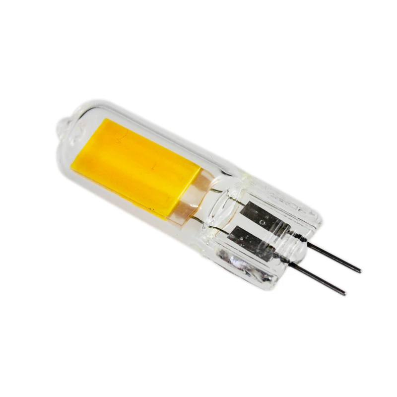 Ampolla de cristal G4, 6W, 9W, 12W, lámpara LED COB sin parpadeo, CA 220V, 230V, G4, Bombilla de foco LED, reemplaza la luz halógena para el hogar