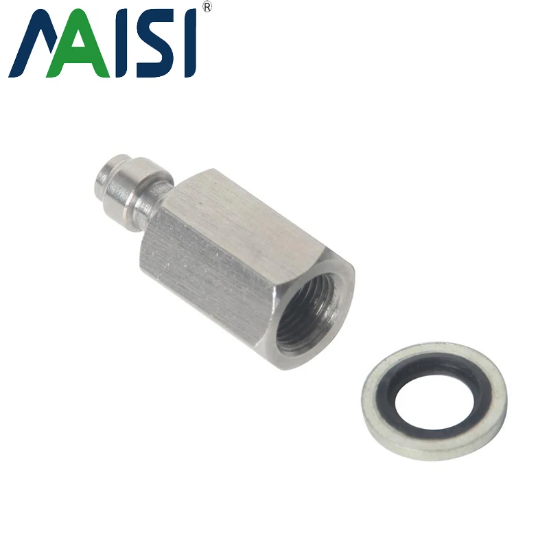 Jufeng Stainless Steel  Airforce Air Gun PCP Male Quick Disconnect  Adaptor Female Thread 1/8NPT Fill Nipple For  PCP Pump