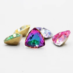 Laser Shine Trilliant Rhinestones K9 Strass Crystal Glass Strass Art Crafts Clothes Decoration Diy Nail Stones Garments