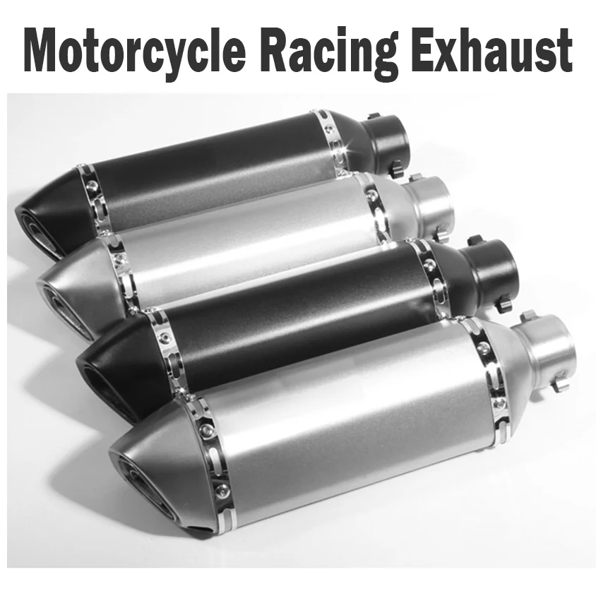 36-51mm Universal Motorcycle Exhaust Modified Muffler Pipe Universal for Exhaust ATV Scooter Dirt Pit Bike Motocross