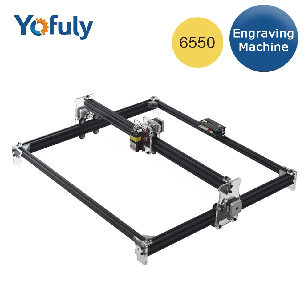 Yofuly 6550 Laser Engraving Machine CNC Machine 15w Laser Engraving DIY Laser Cutter Machine For Metal Wood