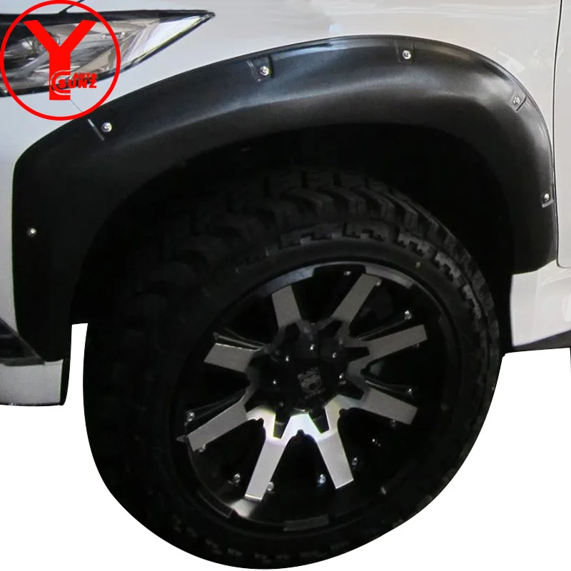 

Тиснёный черный fender flare для MITSUBISHI Montero SPORT Shogun 2016 2017 2018 крыло автомобиля для Аксессуары для паджеро YCSUNZ