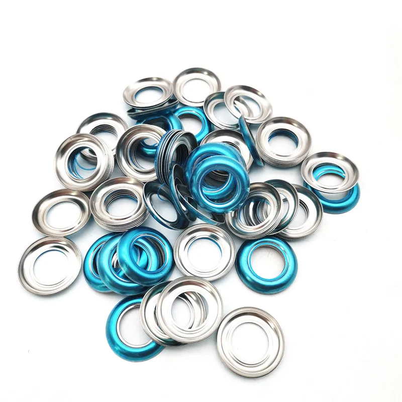 100 PCS Round Stainless Steel Trim Ring Bezel Cover for 3/4 Inch LED Marker Lights