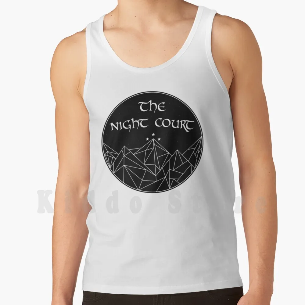 The Night Court Tank Tops Vest 100% Cotton The Night Court Rhysand Feyre Acotar Acomaf Acowar Throne Of Glass Sarah