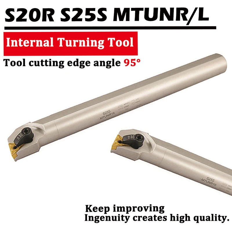 1PCS S20R S25S MTUNR MTUNL 16  Internal Turning Tool Holder MTUNL16 Lathe Tool Holder S20R MTUNR16 Lathe Tools