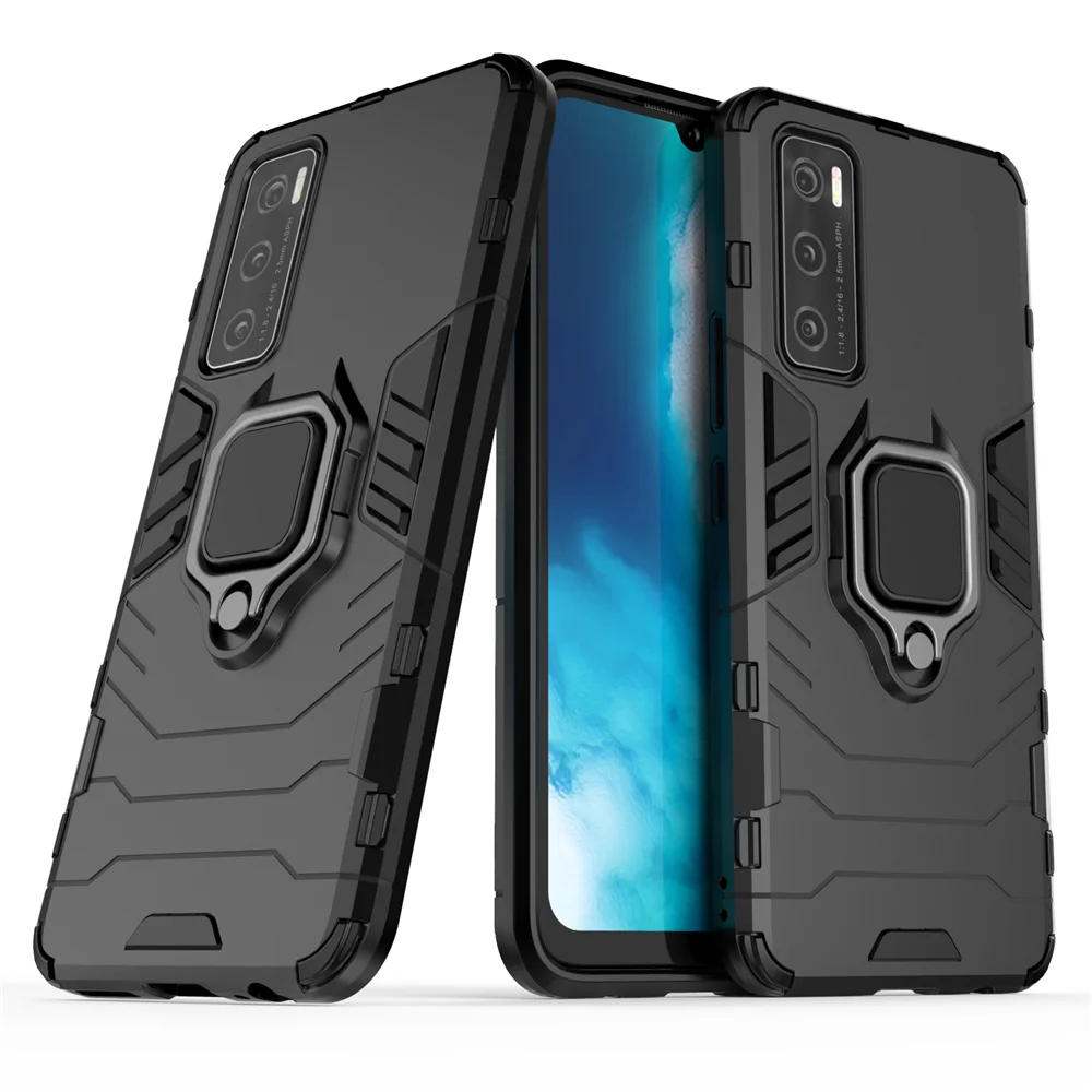 For Vivo Y70 Case Luxury Ring Back Cover Stand Armor Shockproof Phone Case For BBK vivo V20 SE V20SE vivoV20SE Phone Cases