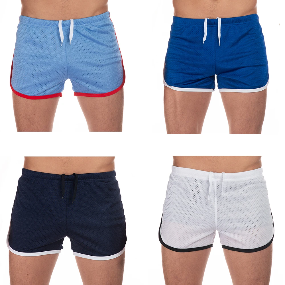 Calça esportiva masculina, confortável, respirável, secagem rápida, casual, praia, academia, musculação, treino, corrida, 2020