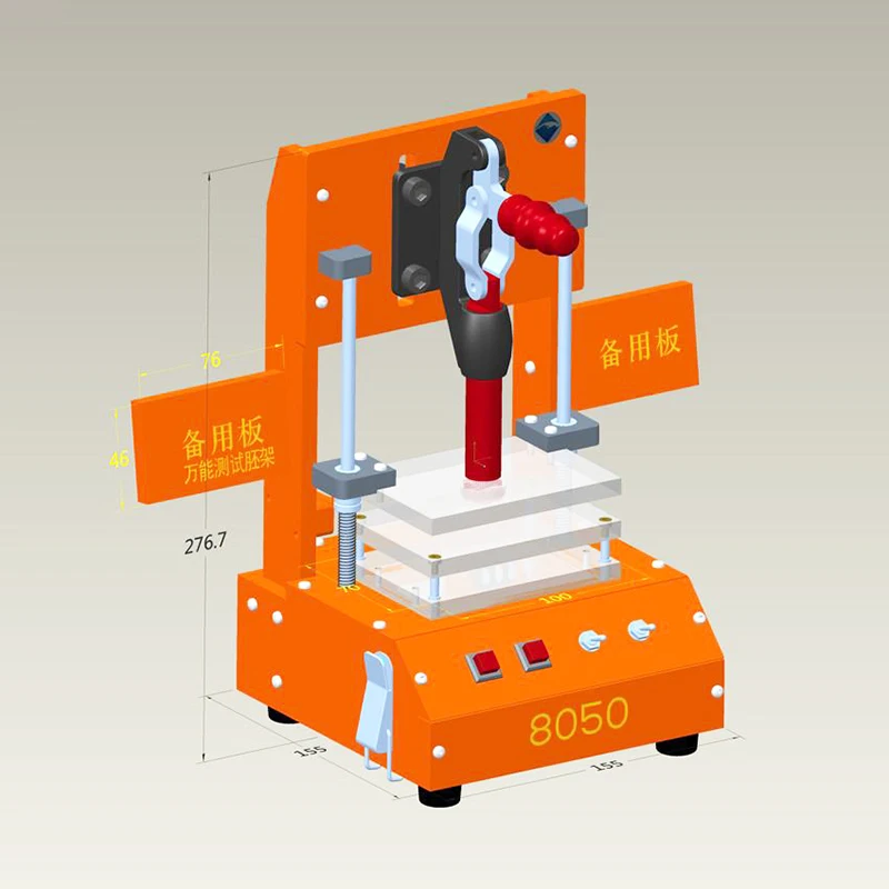 

PCB Test Stand Frame Electric Wood Fixture PCBA Test Fixture Tool 80-50-42