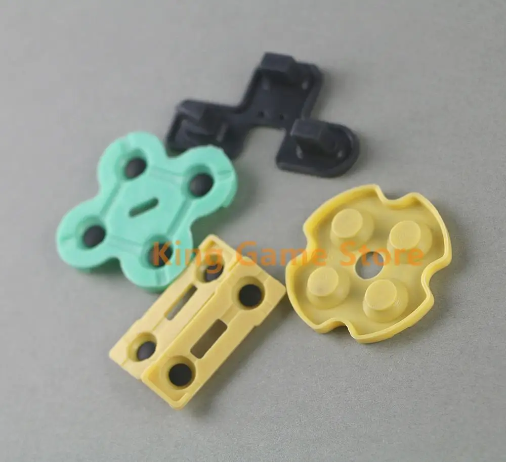 50sets Silicone Rubber Conductive Pads Buttons Touches Replacement For Playstation 2 Controller PS2 Repair Parts