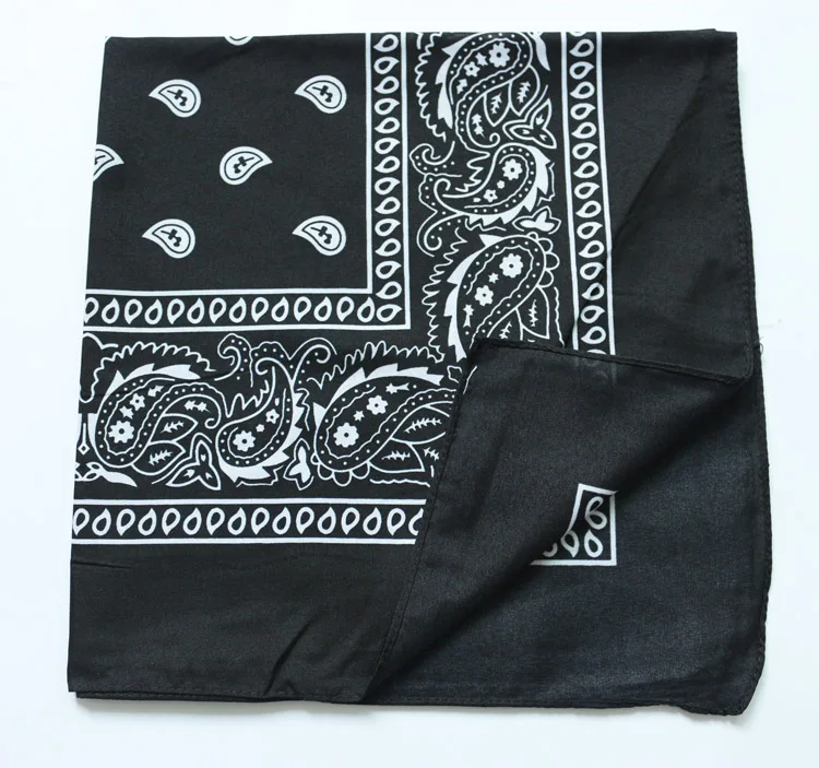 Pañuelo de Cachemira para niño y niña, Bandana deportiva de 55CM, diadema de poliéster, tocado