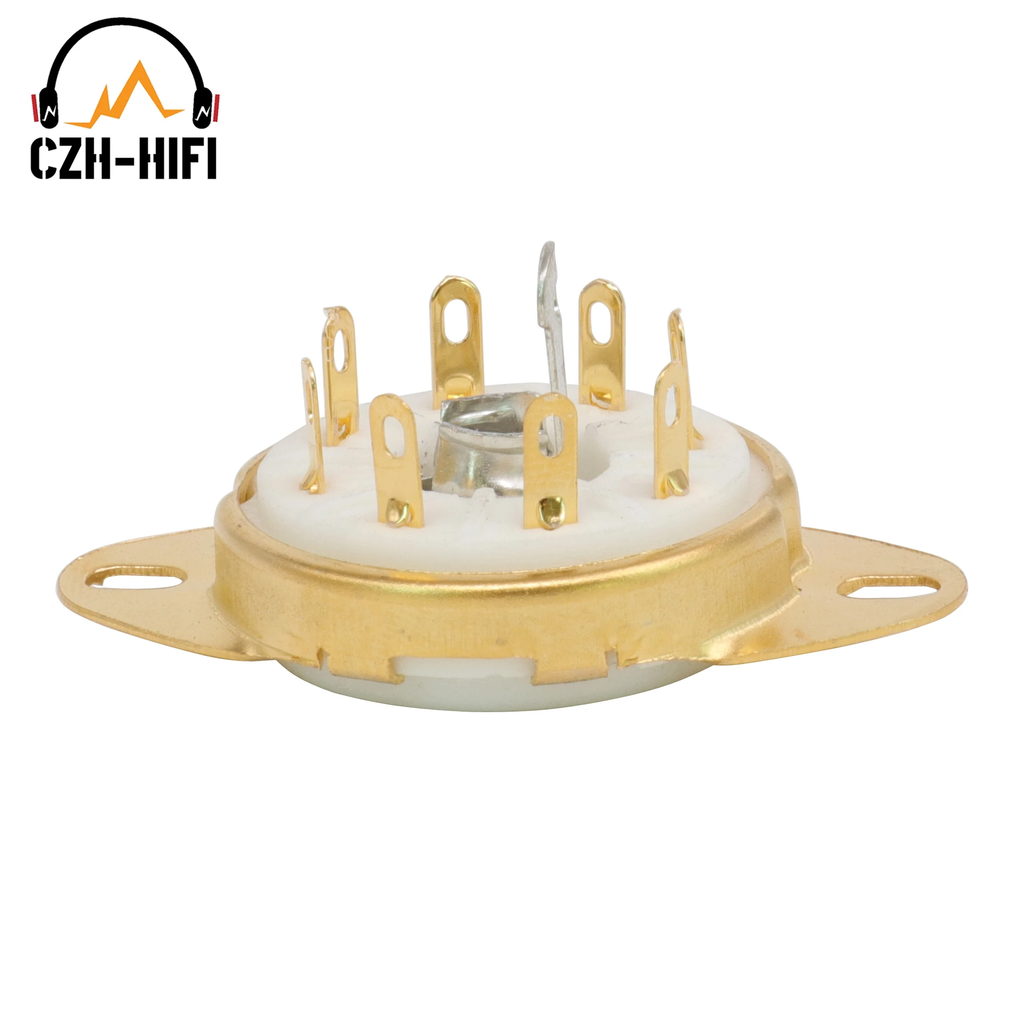 1pc 8-polige Keramik rohr buchse Ventil fuß Power Lampen buchse für 5 b254 c3g 7 n7 ef22 Vintage Audio verstärker DIY Chassis Leiterplatte halterung – Detail 11