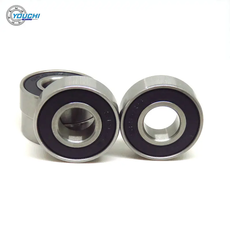 1pcs 9.525x22.225x7.142 mm SR6 2RS 440C Stainless Steel Deep Groove Ball Bearings R6 RS ABEC-5 Miniature Inch Bearing