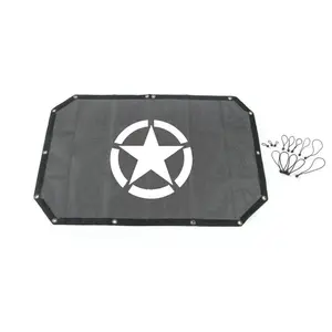 Durable Polyester Mesh Shadow Superior Lid, Reinforced UV Sun Protection, Jeep Wrangler Accessories, 2 Doors, 4 Doors, JK, JKU, 2007-2018 10 Main Sales Jeep Wrangler Capout - №10