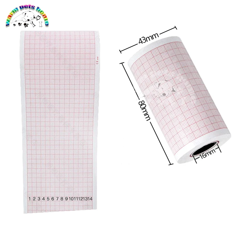 10 Rolls ECG Printing Paper Digital 3-Channel ECG Machine Paper Rolls