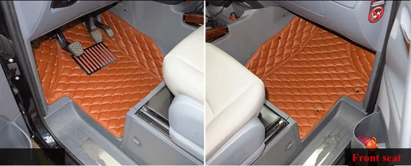 High quality mats! Custom full set car floor mats + trunk mat for Mercedes Benz Vito W447 9 seats 2024-2014 waterproof carpets