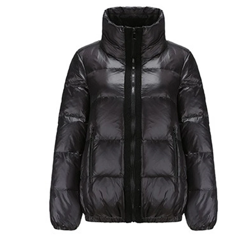 Down jacket 2024 new short Stylish and warm Autumn And Winter Oversized black coat