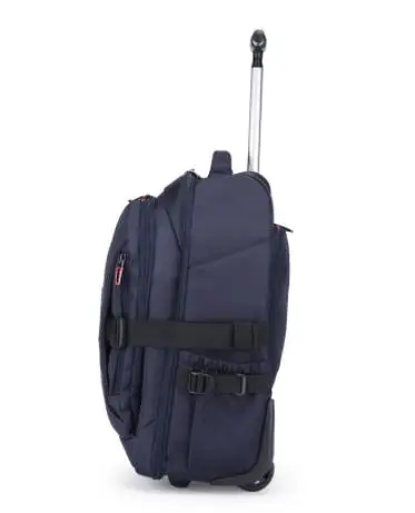 Imagem -02 - Mochila de Rodinha para Homens e Mulheres Bolsa de Bagagem com Rodinhas Carrinho da Cabine Mala de Viagem com Rodinhas