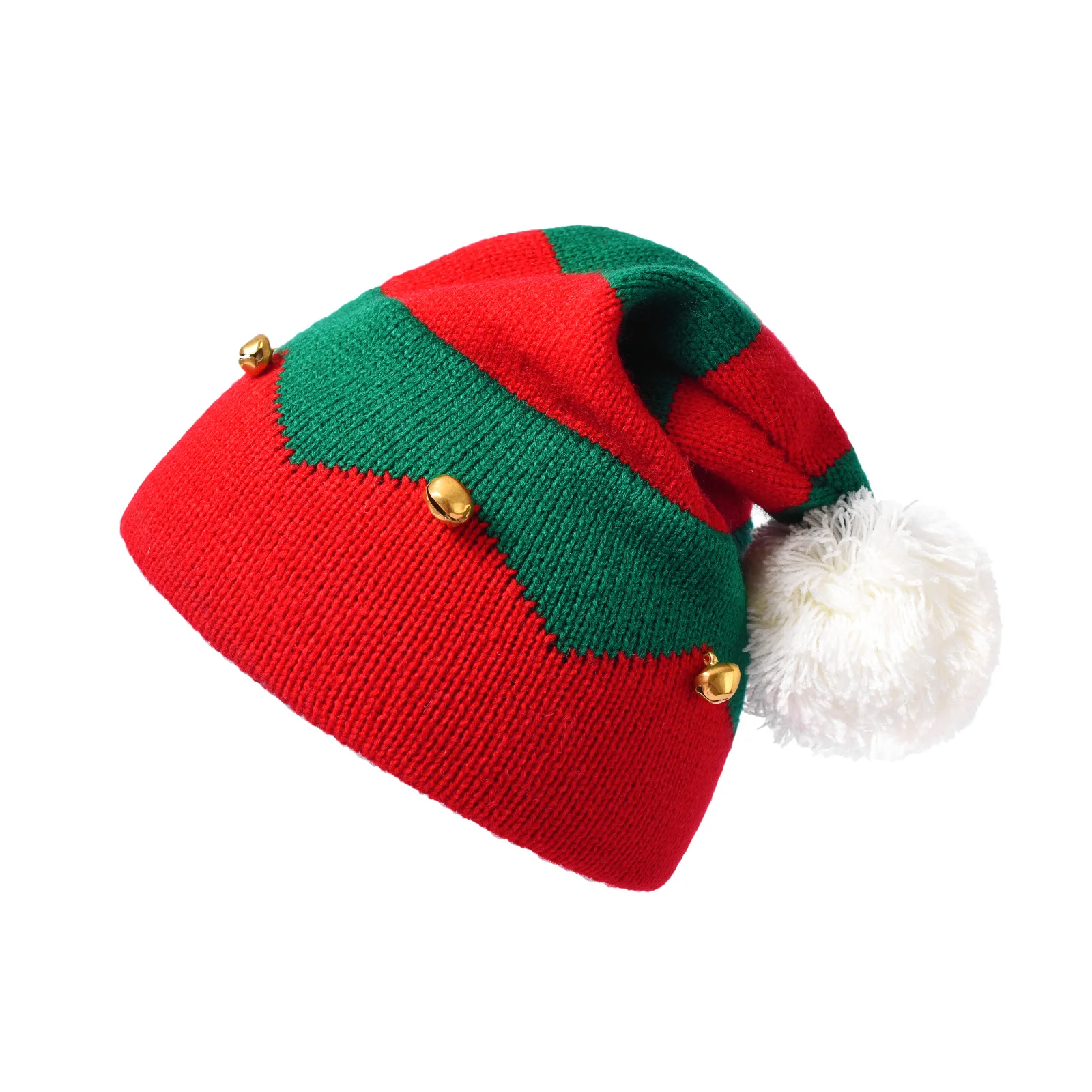 Christmas Hat Sweater Knitted Beanie Christmas Light Up Knitted Hat Christmas Gift for Kids Xmas 2021 New Year Decorations