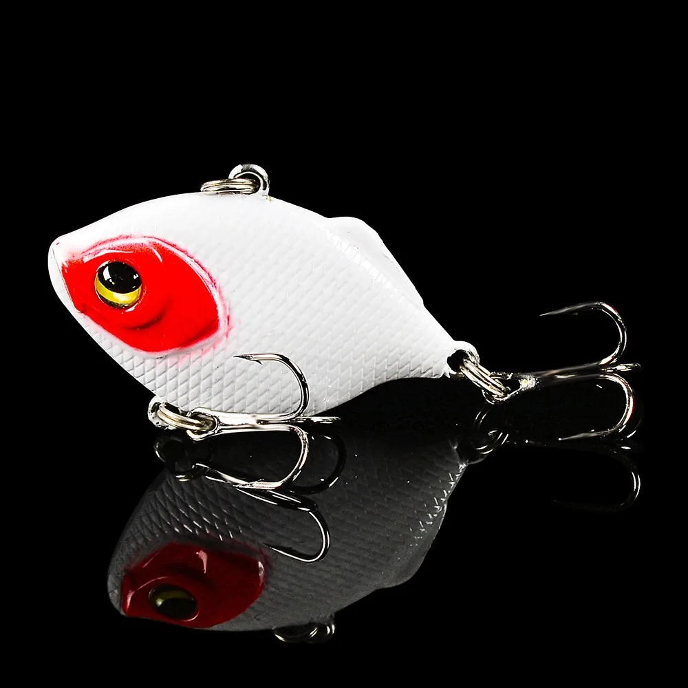 1Pcs VIB Vibration Fishing Lure 4.5cm 8.5g Sinking Crankbait Underwater Winter Ice Fishing Artificial Hard Bait Lure Pike Trout