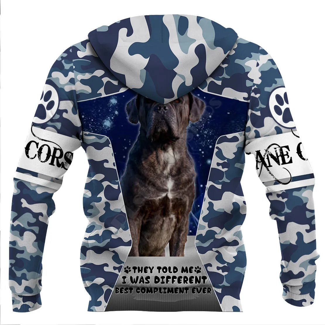 Camouflage Cane Corso 3D Hoodies Printed Pullover Men For Women Funny Dog Sweatshirts Fashion Cosplay Apparel Sweater