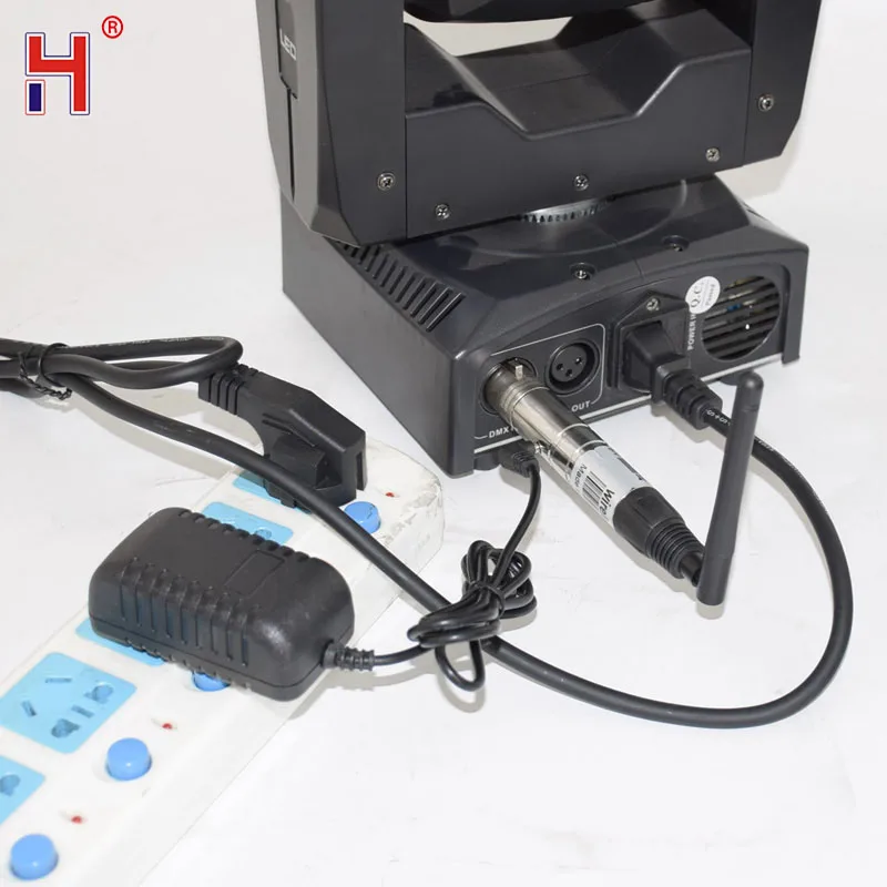 Dmx 512 Controller Rechargeable Battery Wireless Receiver 2.4G Ism Dmx512 Wireless Transmitter Receiver For Stage Light Effect