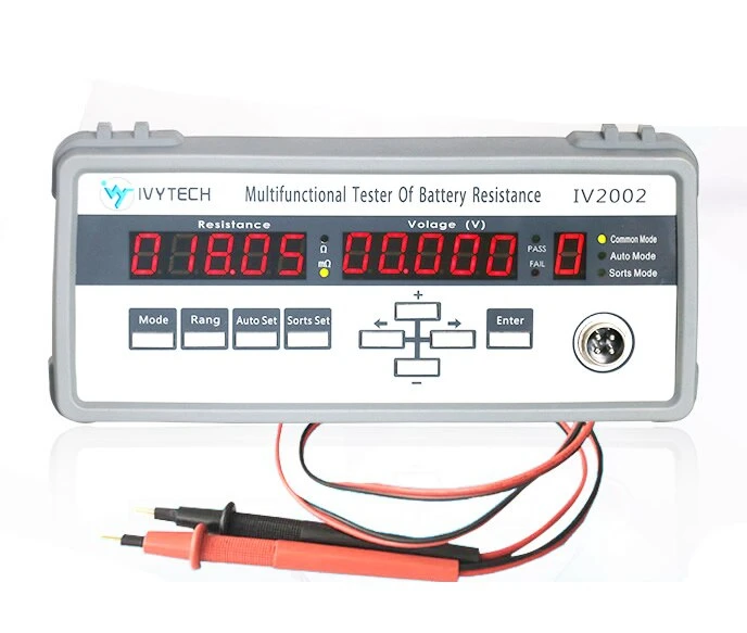 

IV2002 Intelligent High Precision Lithium Battery Internal Resistance Tester Upgrade YR1030 YR1035 0-20V 0-2.000Ω Detector