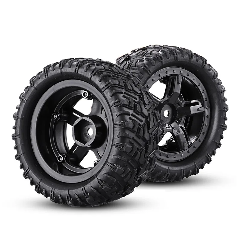 Remo P6973 Rubber RC Car Tires 2pcs for 1621 1625 1631 1635 1651 1655 RC Vehicle Parts Car Model Tires