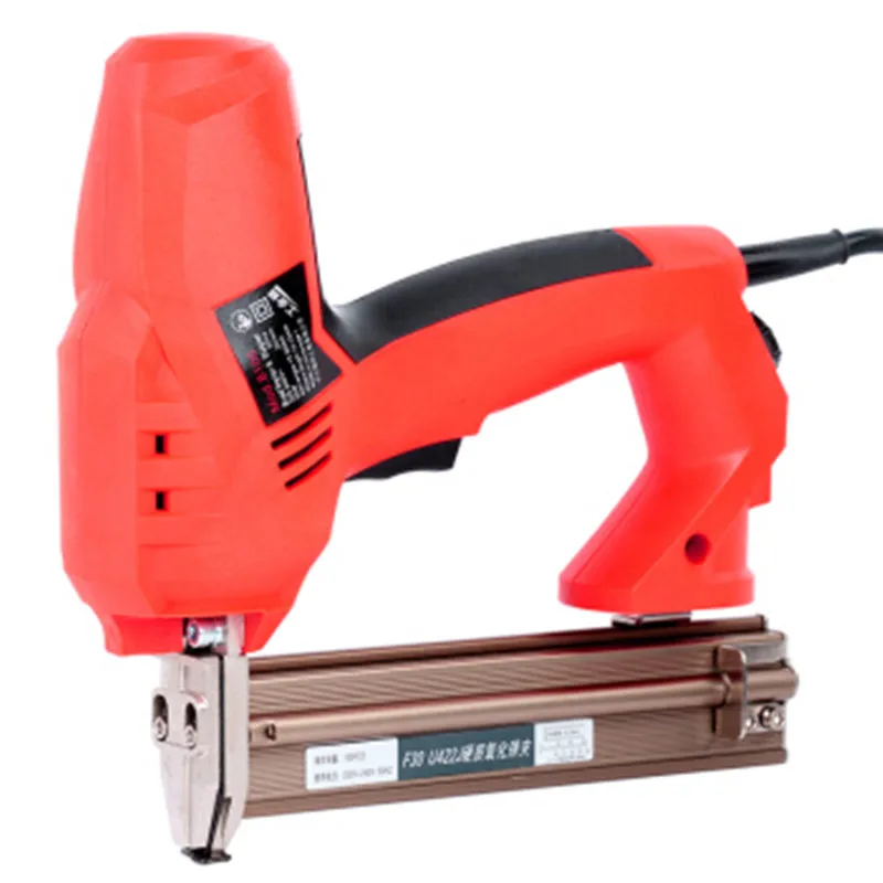 2 in 1 Electric Nailer and Stapler Furniture Staple Gun for Frame with Staples & Nails Carpentry Woodworking Tools
