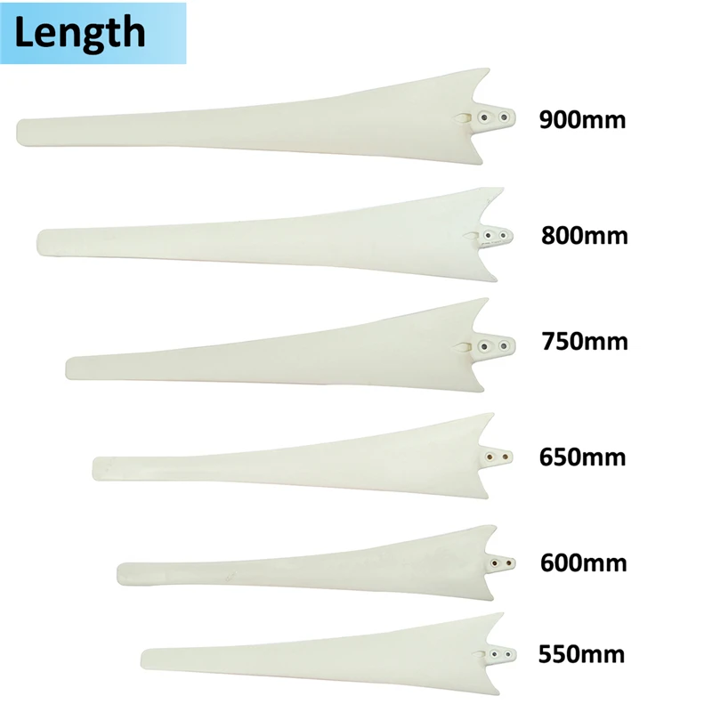 

580mm 630mm blades horizontal wind turbine high strength nylon fiber glass blades for wind generator