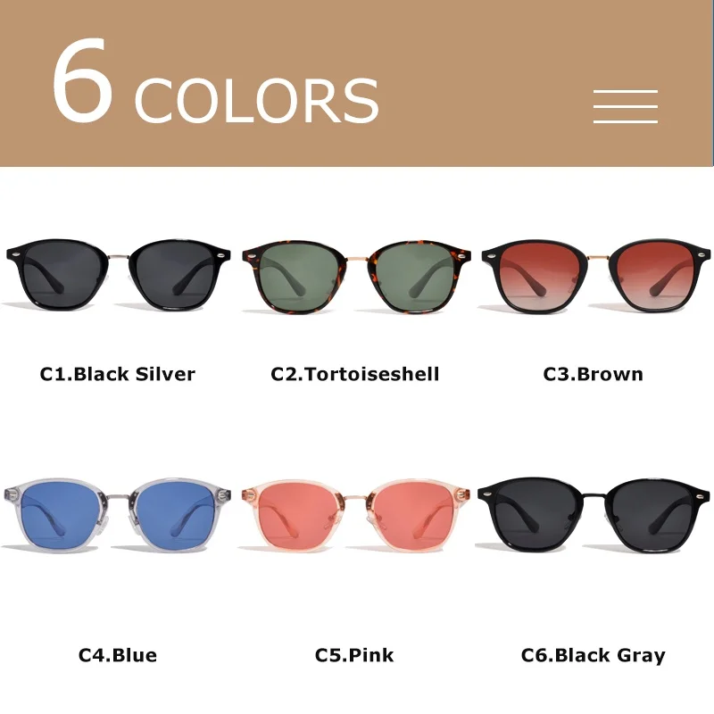 CRIXALIS Polarized Sunglasses Women Oval TR90 Vintage Anti Glare Driving Sun Glasses Men 2023 Shades Male UV400 zonnebril dames