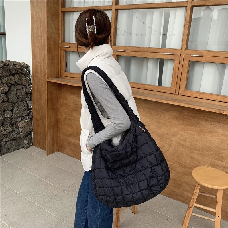 Winter Mode Vrouwen Grote Schoudertas Grote Capaciteit Dames Retro Plaid Messenger Bags Vrouwelijke Meisjes Zachte Casual Tote Handtassen