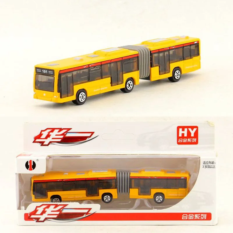 1:60 alloy double-section bus model,high simulation bus toy,high imitation children's toy,original packaging gift box