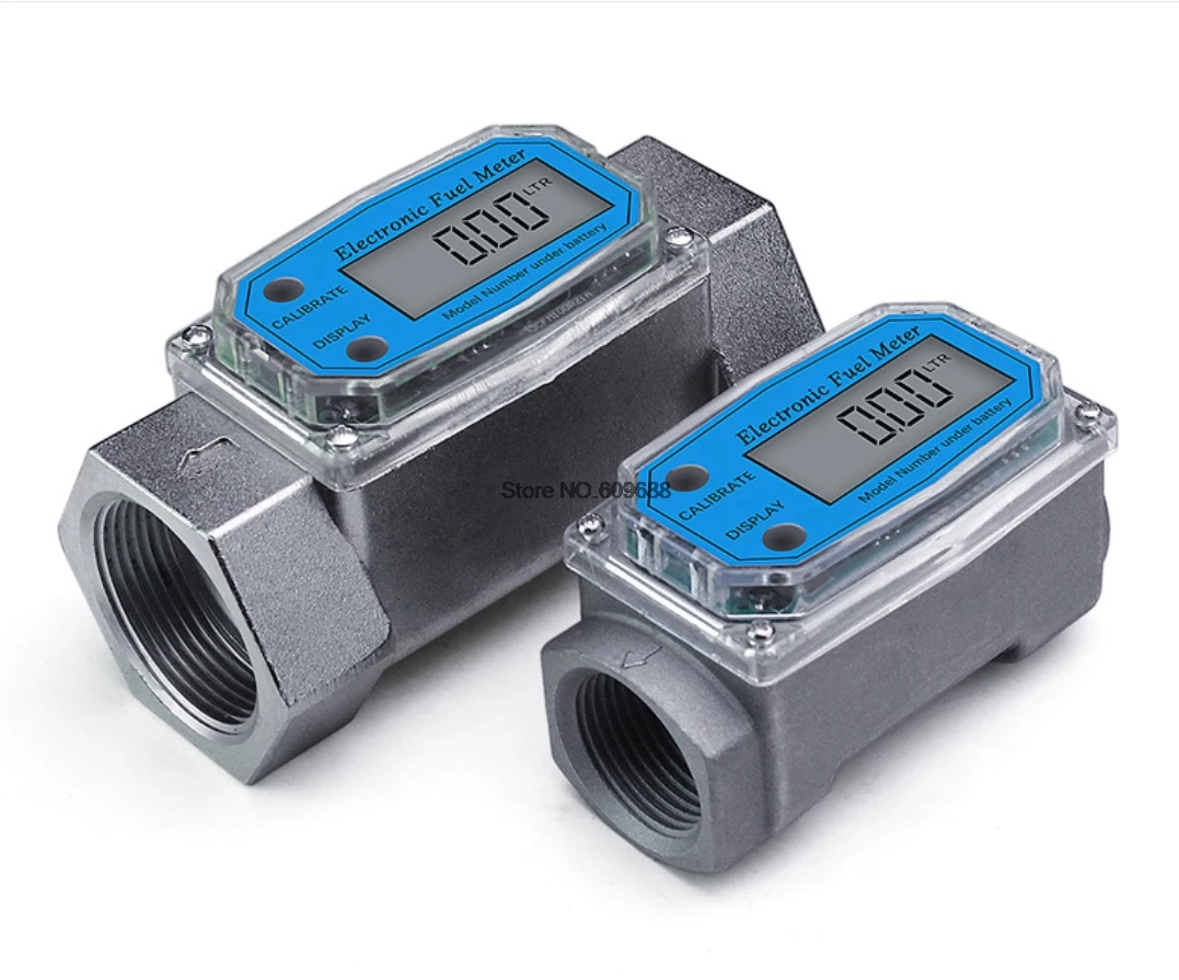 

Digital Flowmeter K24 Electronic Liquid Turbine Meter Electronic Flowmeter Fuel Oil Flow Meter 40-280L/Min