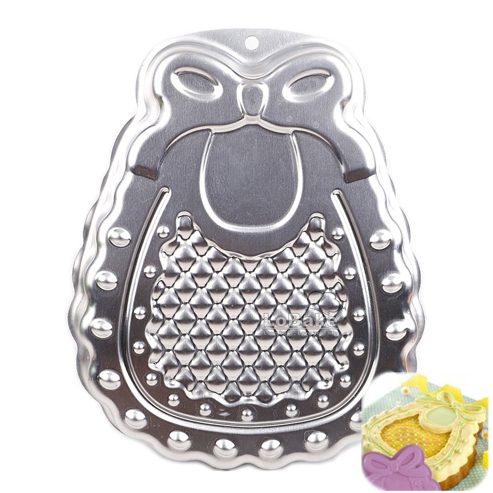 

Big size scarf apron neckerchief pinafore shape anodising aluminum mousse cake mould cakes bread decoration bakeware