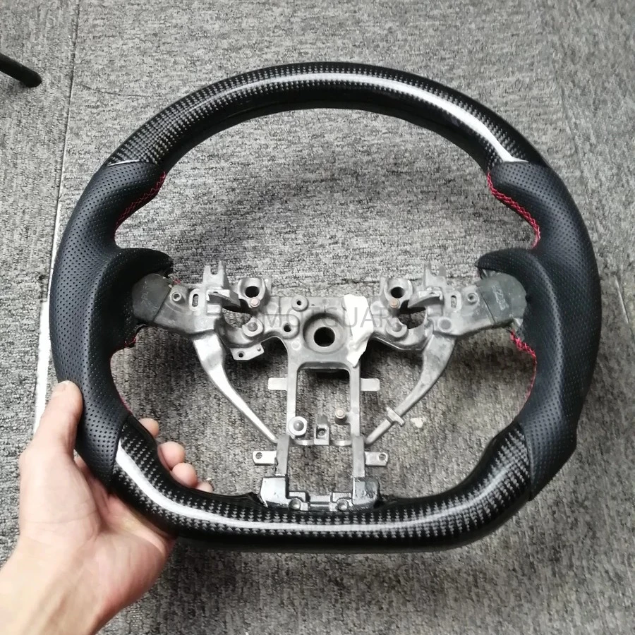 Refit Carbon fiber Leather steering wheel For NissanX-Trail 2014 2015 2016 2017