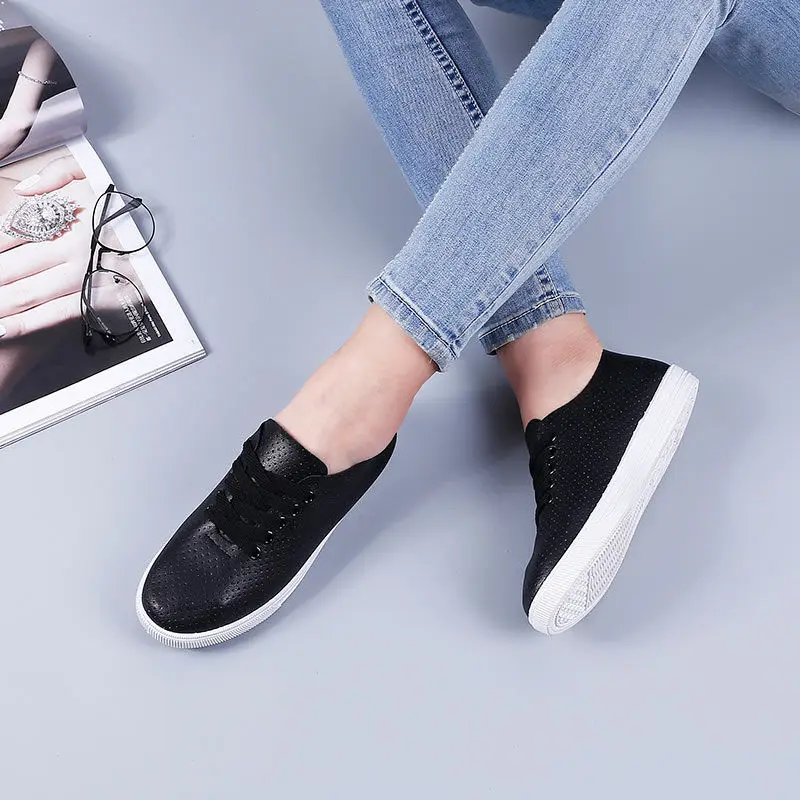 Tenis Feminino Basket Femme Tennis Shoes for Women Ultra-light Leather Tenis Blancos Sneakers Gym Sport Fitness Athletic Shoes