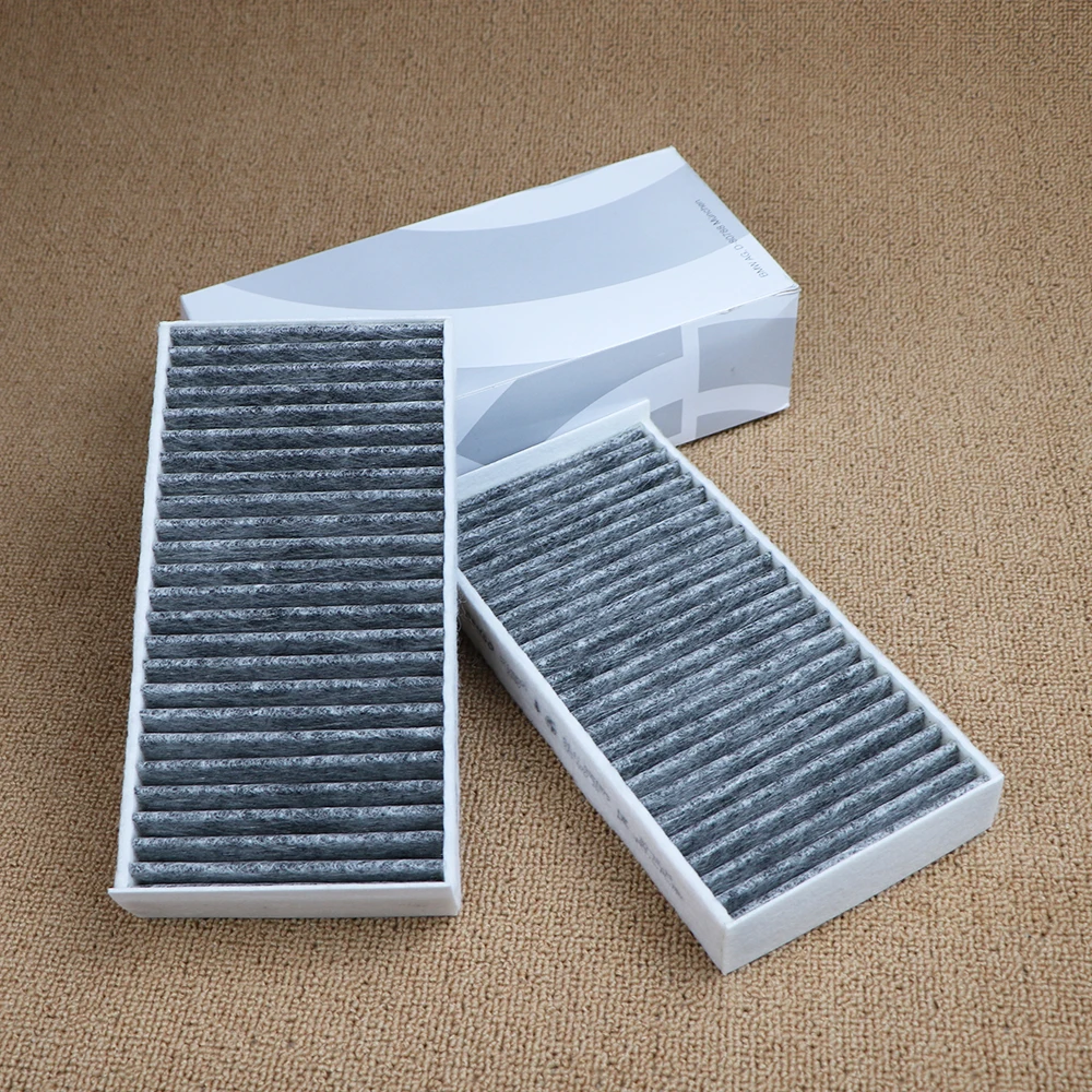 

Cabin Filter 64319321875 2Pcs For Bmw F45 F46 214d 216i 218i 220i 225i/F48 X1/F39 X2 2013 2014 2015 2016 2017 2018 2019 Carbon