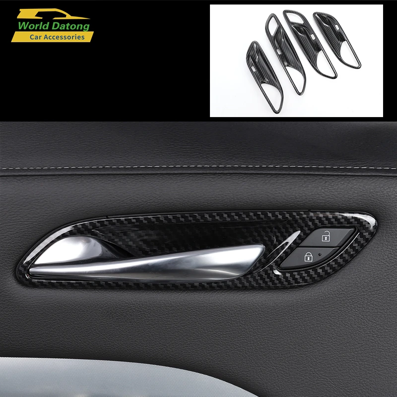 

Для Cadillac XT4 2018 2019 Авто Внутренней ручки двери рамки ABS Decoraton уравновешивания крышки наклейки аксессуаров