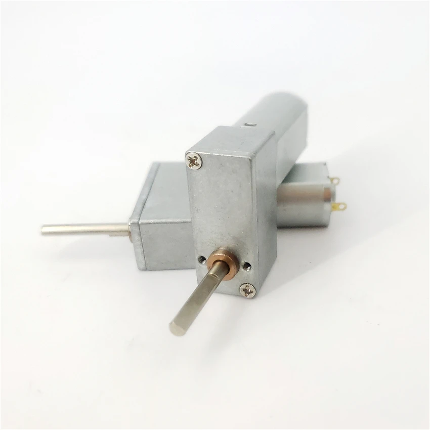 DC 3V 5V 6V 27RPM Slow Speed Reduction Mini 7-type Gear Motor Full Metal Gearbox Large Torque 050 Micro Electric Motor DIY